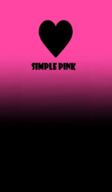 [LINE着せ替え] Black & Pink Theme V.5 (JP)の画像1