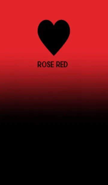 Black & Rose Red Theme V.5 (JP)の着せ替えメイン画像