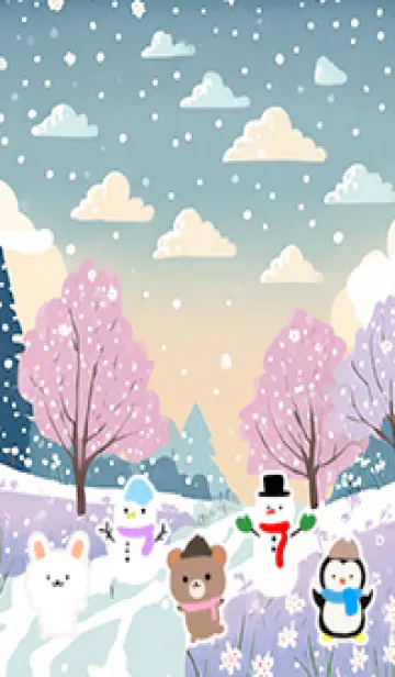 [LINE着せ替え] 可愛い北欧風着せかえ(Winter-39)の画像1