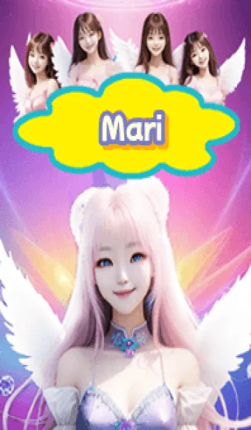 [LINE着せ替え] Mari beautiful angel G06の画像1