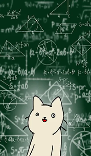 [LINE着せ替え] 計算する猫…1の画像1