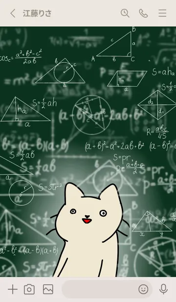 [LINE着せ替え] 計算する猫…1の画像2