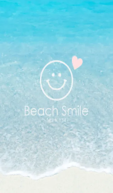 [LINE着せ替え] Beach Smile -HEART- 11の画像1