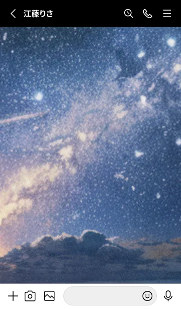 [LINE着せ替え] 秋の夜空#KaB130。の画像2