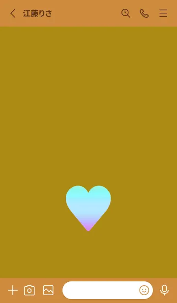 [LINE着せ替え] グラデーション ハート 41の画像2