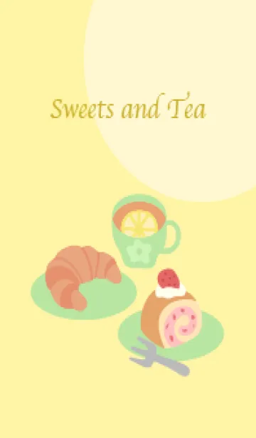 [LINE着せ替え] Sweets and Teaの画像1