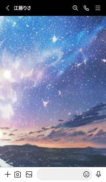 [LINE着せ替え] 秋の夜空#KaB127。の画像2