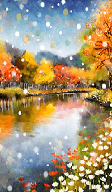 [LINE着せ替え] 優美な秋の風景の着せかえ(Autumn-203)の画像1