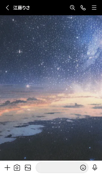 [LINE着せ替え] 秋の夜空#KaB121。の画像2