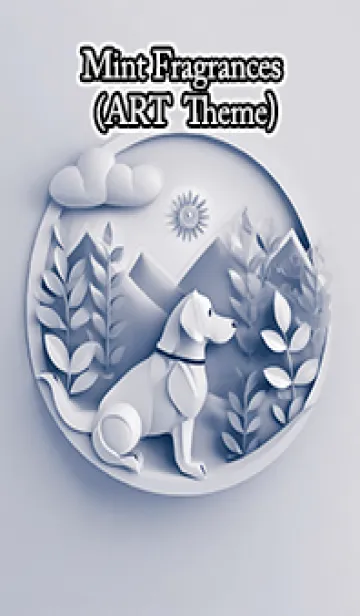 [LINE着せ替え] Mint Fragrance ART Theme13の画像1