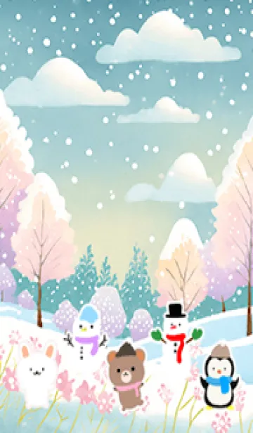 [LINE着せ替え] 可愛い北欧風着せかえ(Winter-44)の画像1