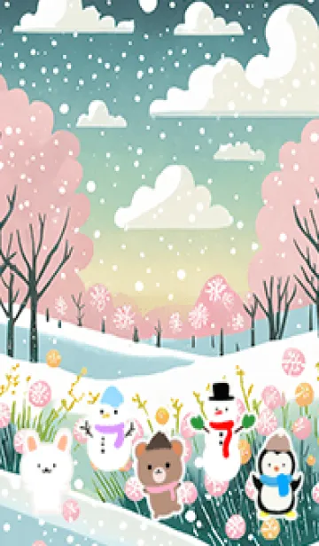 [LINE着せ替え] 可愛い北欧風着せかえ(Winter-43)の画像1