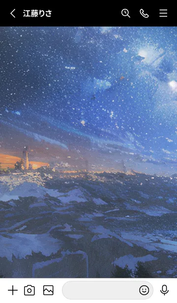 [LINE着せ替え] 秋の夜空#KaC19。の画像2