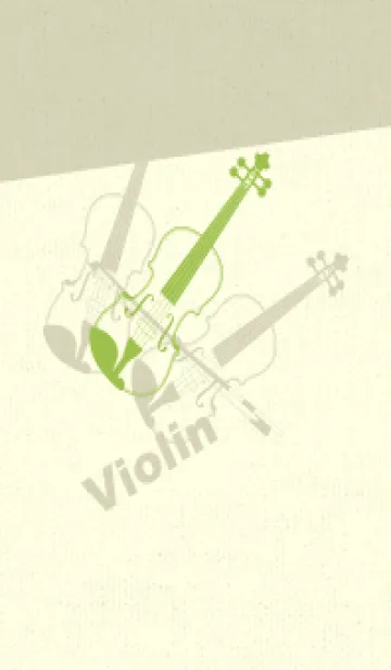 [LINE着せ替え] Violin 3カラー リーフグリーンの画像1