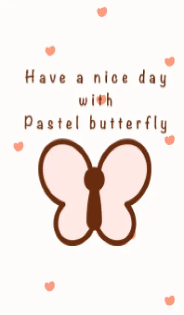 [LINE着せ替え] Pastel butterfly theme 13の画像1