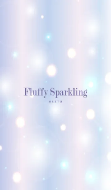 [LINE着せ替え] Fluffy Sparkling PURPLE - MEKYM 27の画像1