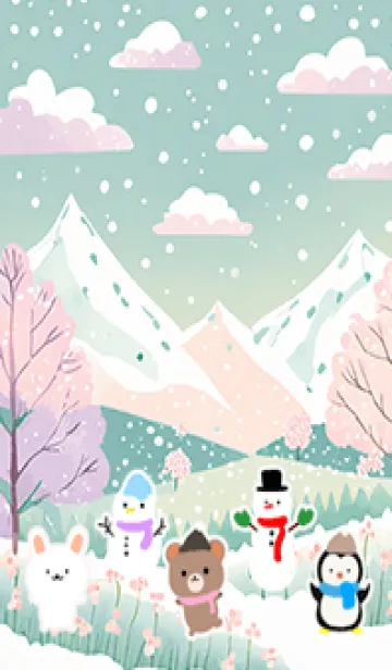 [LINE着せ替え] 可愛い北欧風着せかえ(Winter-41)の画像1