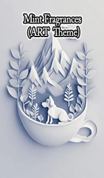 [LINE着せ替え] Mint Fragrance ART Theme25の画像1