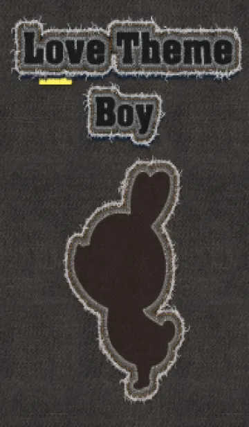 [LINE着せ替え] Rabbit and jeans fabric theme 14の画像1