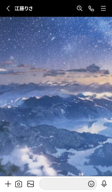 [LINE着せ替え] 秋の夜空#KaC125。の画像2