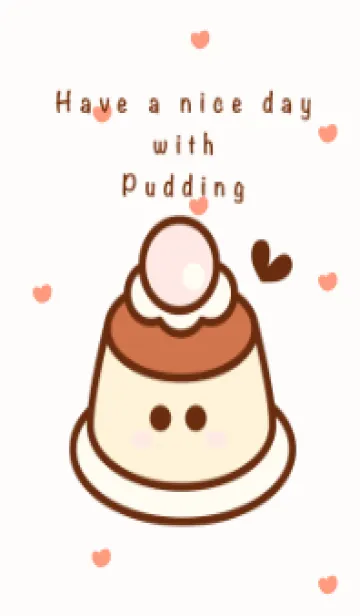 [LINE着せ替え] Sweet pudding 17の画像1