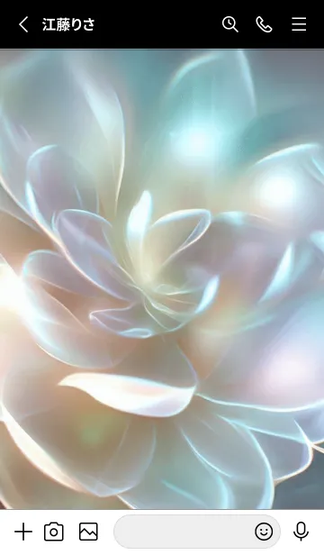 [LINE着せ替え] Beautiful Flower-LIGHT 15の画像2