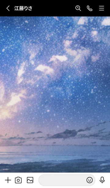 [LINE着せ替え] 秋の夜空#KaC123。の画像2