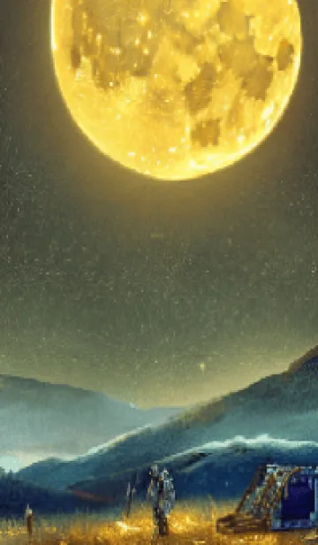 [LINE着せ替え] 月を愛するあなたへの画像1