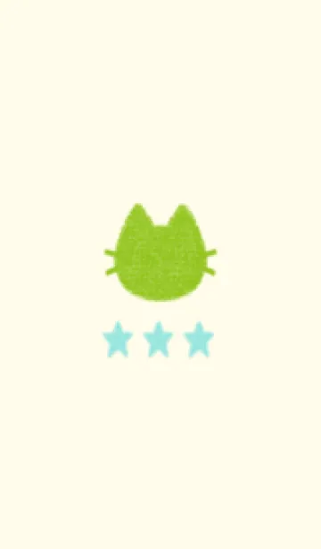 [LINE着せ替え] ねことお星さま(green56)の画像1