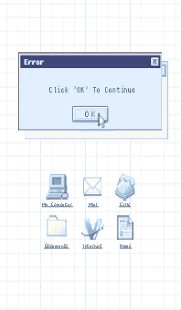 [LINE着せ替え] Old Computer 2 (Color) - ライトの画像1