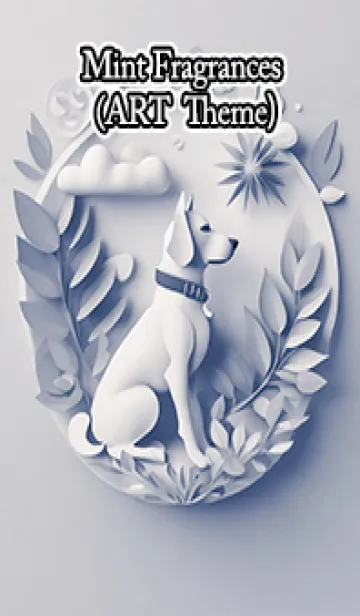 [LINE着せ替え] Mint Fragrance ART Theme34の画像1
