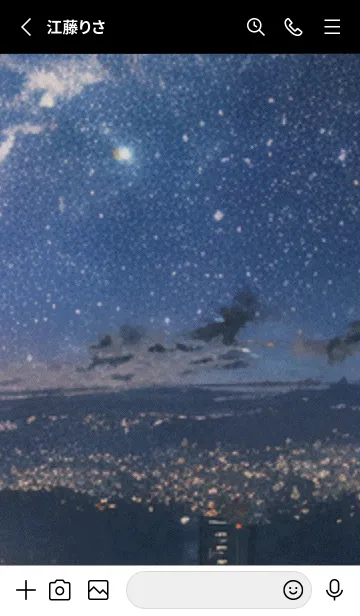 [LINE着せ替え] 秋の夜空#KaC113。の画像2