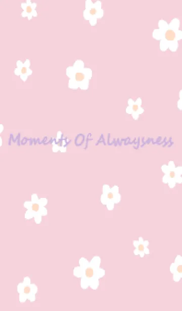 [LINE着せ替え] flower / purplepinkの画像1