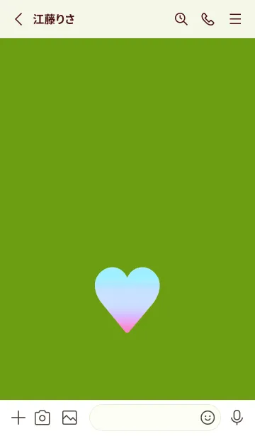 [LINE着せ替え] グラデーション ハート 42の画像2