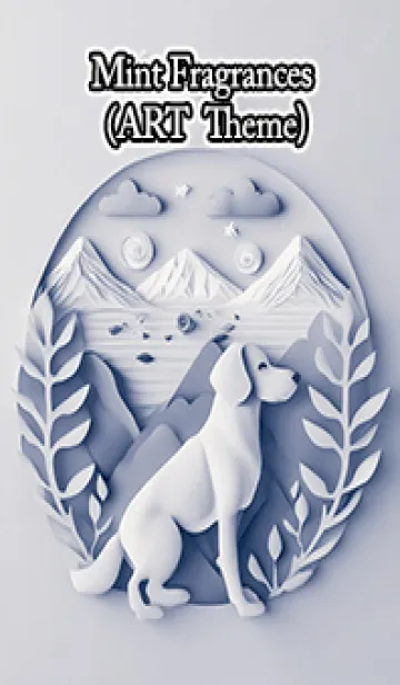 [LINE着せ替え] Mint Fragrance ART Theme42の画像1