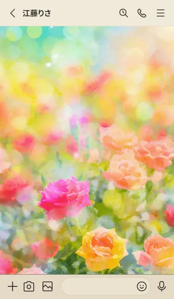 [LINE着せ替え] 薔薇(バラ)の花の着せかえ(R59)の画像2