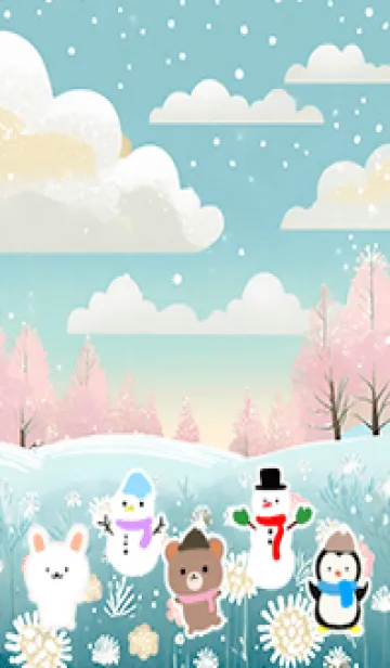 [LINE着せ替え] 可愛い北欧風着せかえ(Winter-53)の画像1