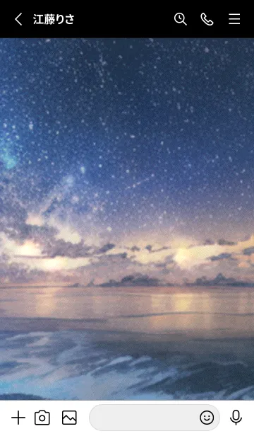 [LINE着せ替え] 秋の夜空#KaE310。の画像2