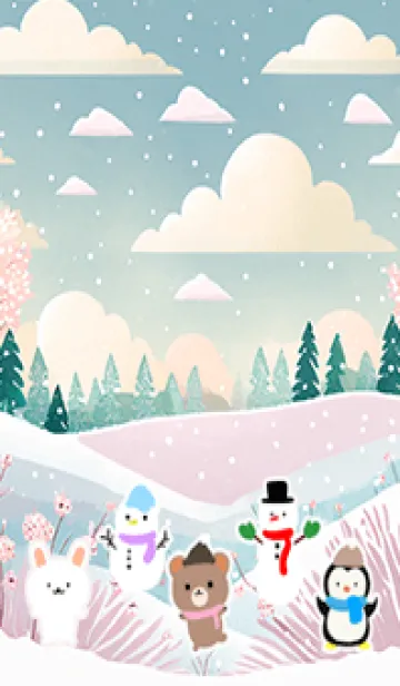 [LINE着せ替え] 可愛い北欧風着せかえ(Winter-56)の画像1