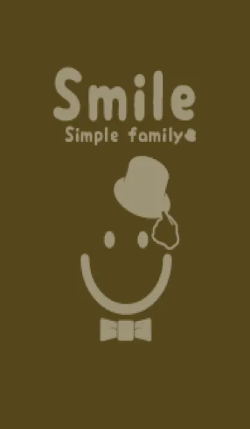 [LINE着せ替え] スマイル＆紳士 ガンメタルの画像1