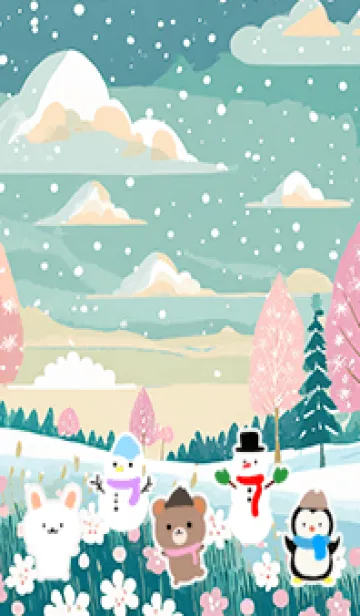 [LINE着せ替え] 可愛い北欧風着せかえ(Winter-60)の画像1