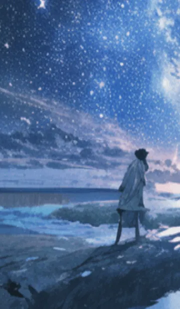 [LINE着せ替え] 秋の夜空#KaE37。の画像1