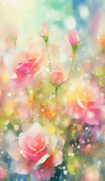 [LINE着せ替え] 薔薇(バラ)の花の着せかえ(R53)の画像1