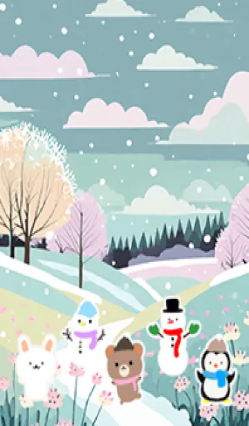 [LINE着せ替え] 可愛い北欧風着せかえ(Winter-61)の画像1