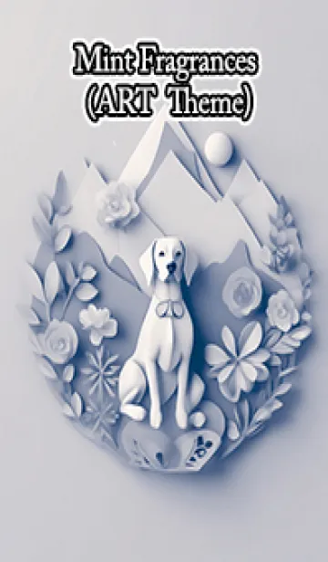 [LINE着せ替え] Mint Fragrance ART Theme53の画像1