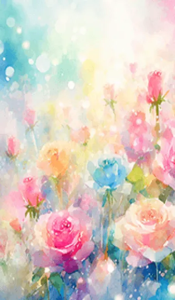 [LINE着せ替え] 薔薇(バラ)の花の着せかえ(R55)の画像1