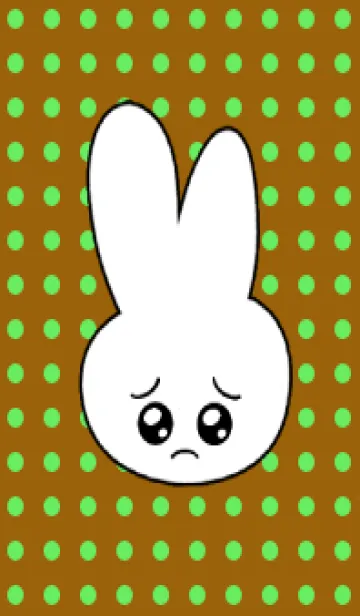 [LINE着せ替え] ぴえん うさぎ 123の画像1