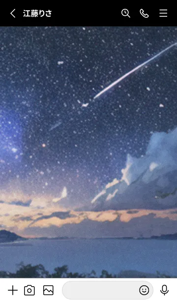 [LINE着せ替え] 秋の夜空#KaE34。の画像2
