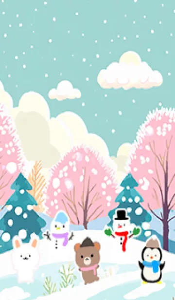 可愛い北欧風着せかえ(Winter-65)の着せ替えメイン画像