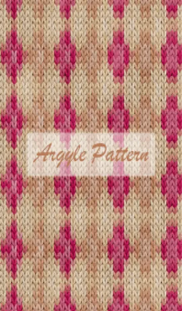 [LINE着せ替え] argyle pattern embroidery 12の画像1